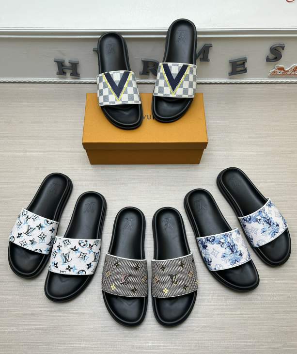 Picture of Louis Vuitton Slippers _SKULVsz38-45mnf03601373